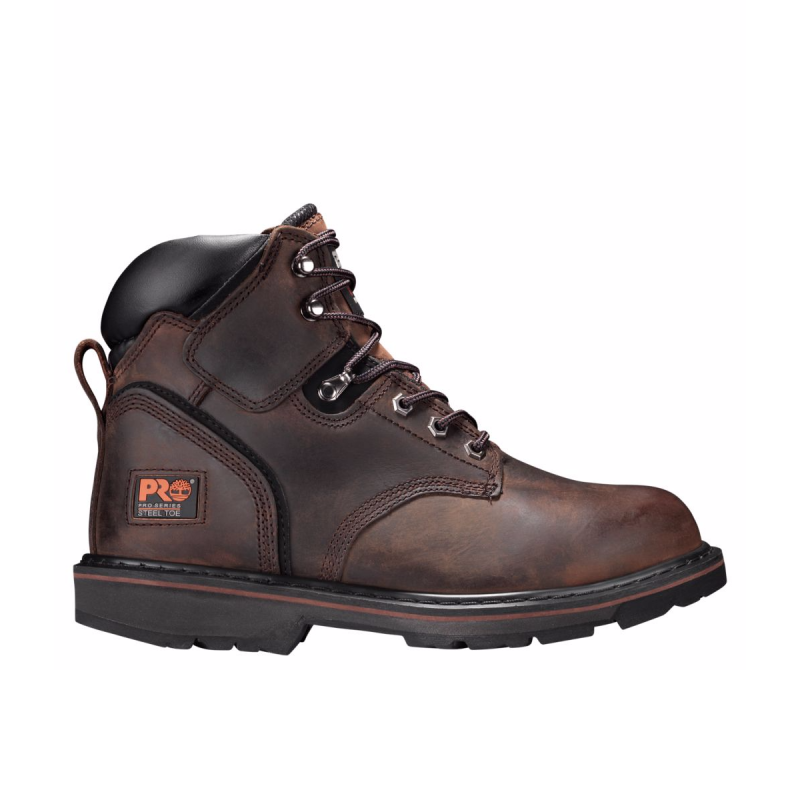 Timberland PRO® Pit Boss #33034 Men's 6" Durable Slip Resistant Steel Safety Toe Work Boot